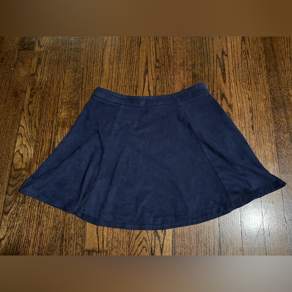 Suede skirt
